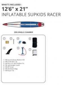 SUP Starboard 2022 INFL SUP KID RACE ZEN