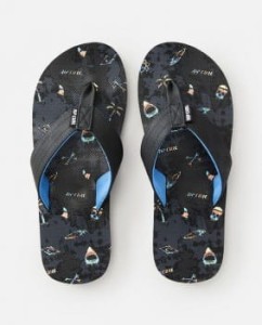 Japonki Rip Curl 2022 Ripper Open Toe Jr Bk