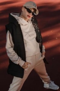Spodnie Jungmob baggy Cream