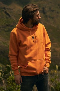 Bluza Jungmob Palms Orange Hood
