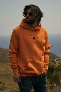 Bluza Jungmob Palms Orange Hood