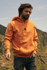 Bluza Jungmob Palms Orange Hood