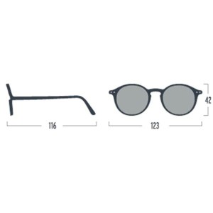 Okulary IZIPIZI 2023 #D JUNIOR 5/10y Black