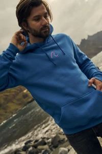 Bluza Jungmob 2024 Wave Unisex Blue Pink