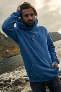 Bluza Jungmob 2024 Wave Unisex Blue Pink