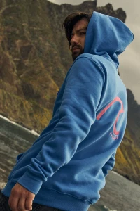 Bluza Jungmob 2024 Wave Unisex Blue Pink