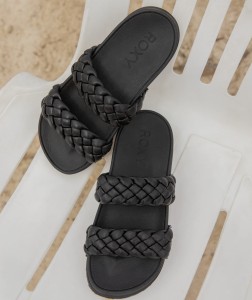 Klapki Roxy 2023 Slippy Braided Blk