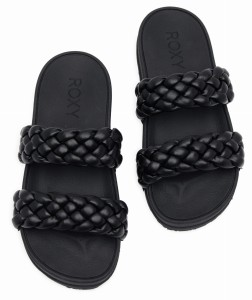 Klapki Roxy 2023 Slippy Braided Blk