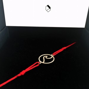 Bransoletka Maola  Silver Wave Red
