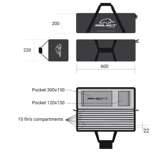 Torba na akcesoria Select Fin bag