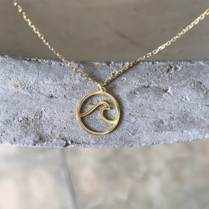 Naszyjnik Maola  Gold Wave