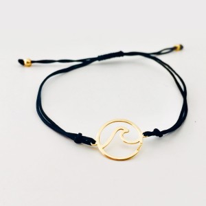 Bransoletka Maola  Gold Wave Black