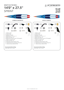 SUP Starboard 2023 SPRINT CARBON W BB
