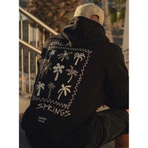 Bluza Jungmob 2024 Palm Spring Black Hoodie