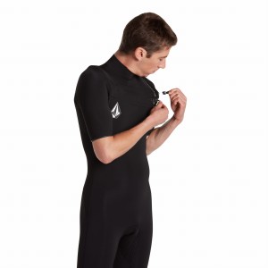 Pianka Volcom 2024 2/2mm Fz S/S Fullsuit Bk