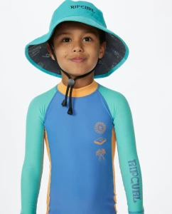 Lycra Rip Curl 2024 Mystic LS Suit Boy Blue