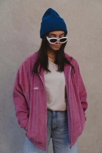Kurtka Jungmob 2024 Ride Baseball Dusty Pink