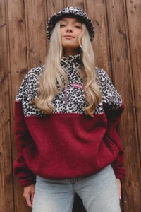Bluza Jungmob Polar Cherry Panther