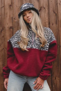 Bluza Jungmob Polar Cherry Panther